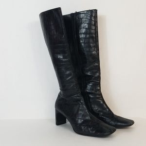 Italian leather boots